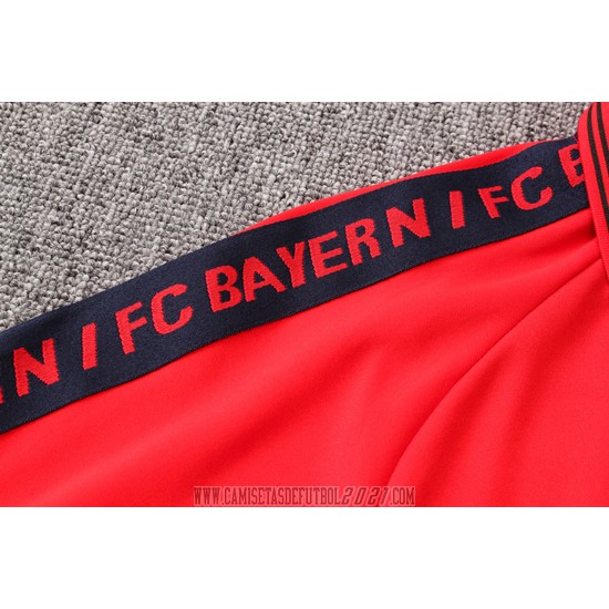 Conjunto Polo Bayern Munich 2019-2020 Rojo